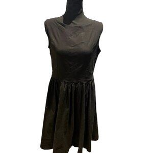 Lindy Bop XL Sleeveless Black Dress Below Knee